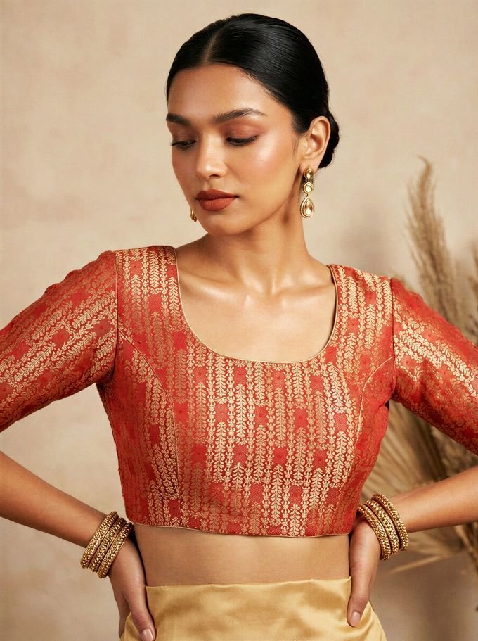 Aruna Brocade Blouse