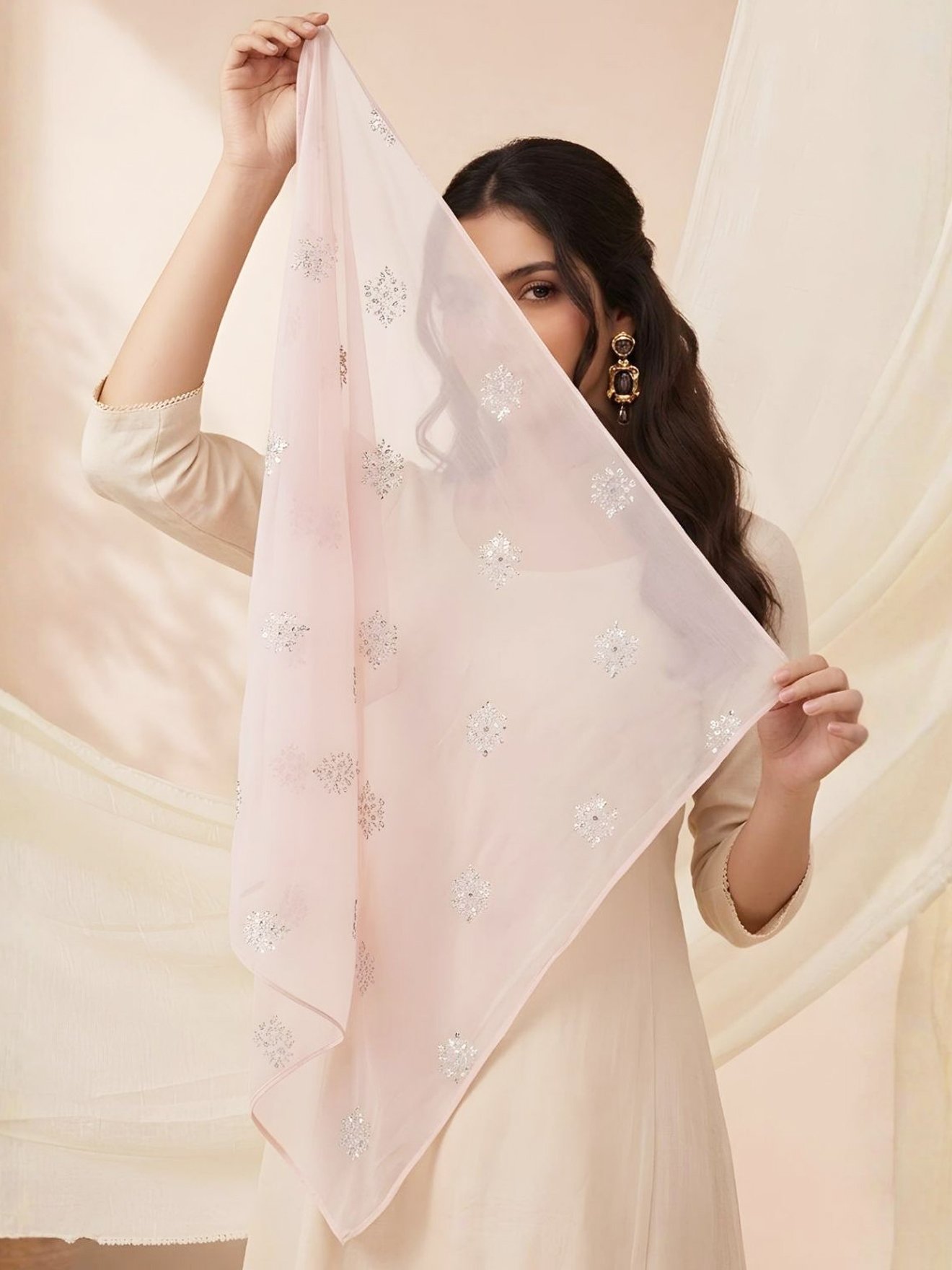 Lush Aura Chanderi Stole