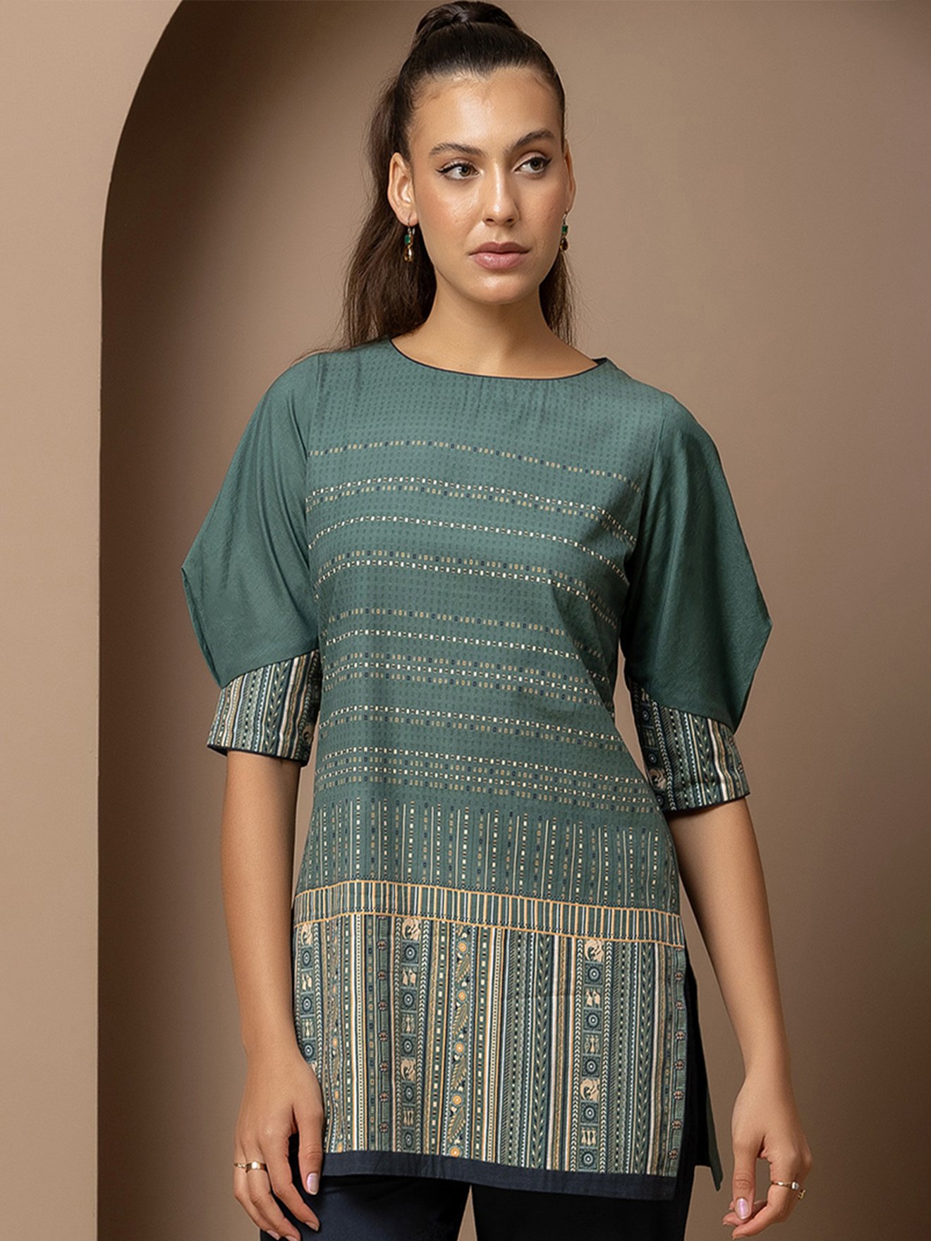 Teal Reverie Kurti