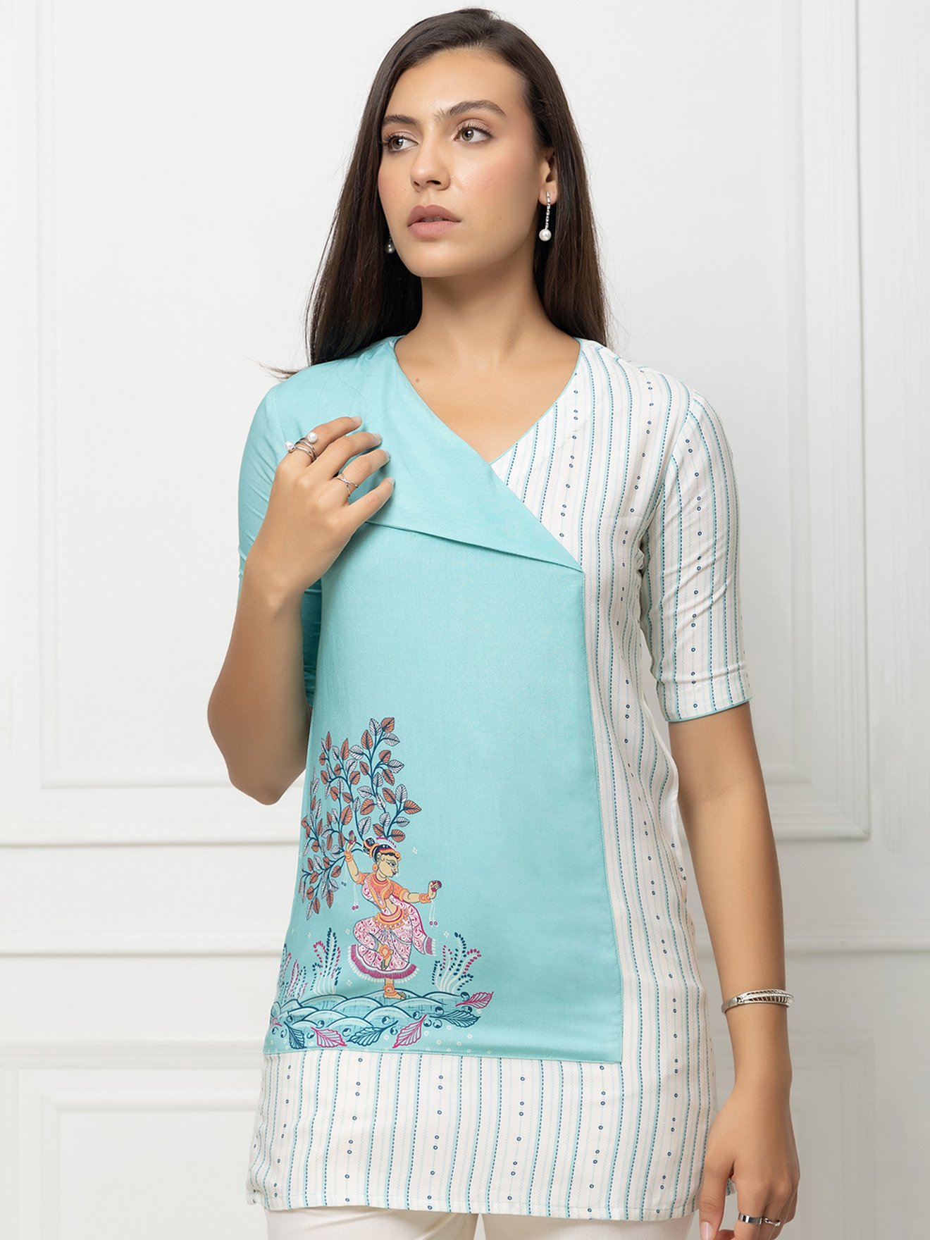 Aqua Serene Kurti