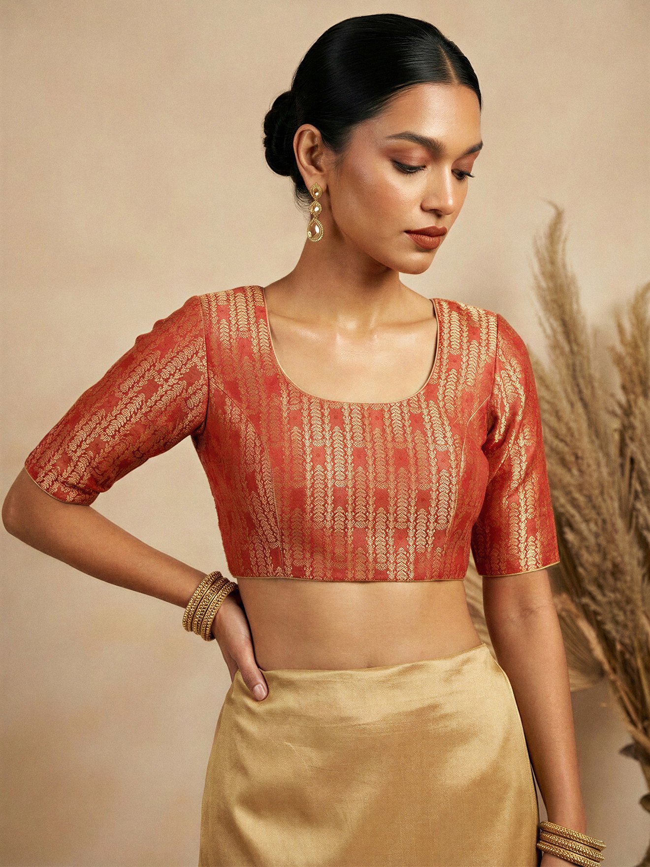 Aruna Brocade Blouse