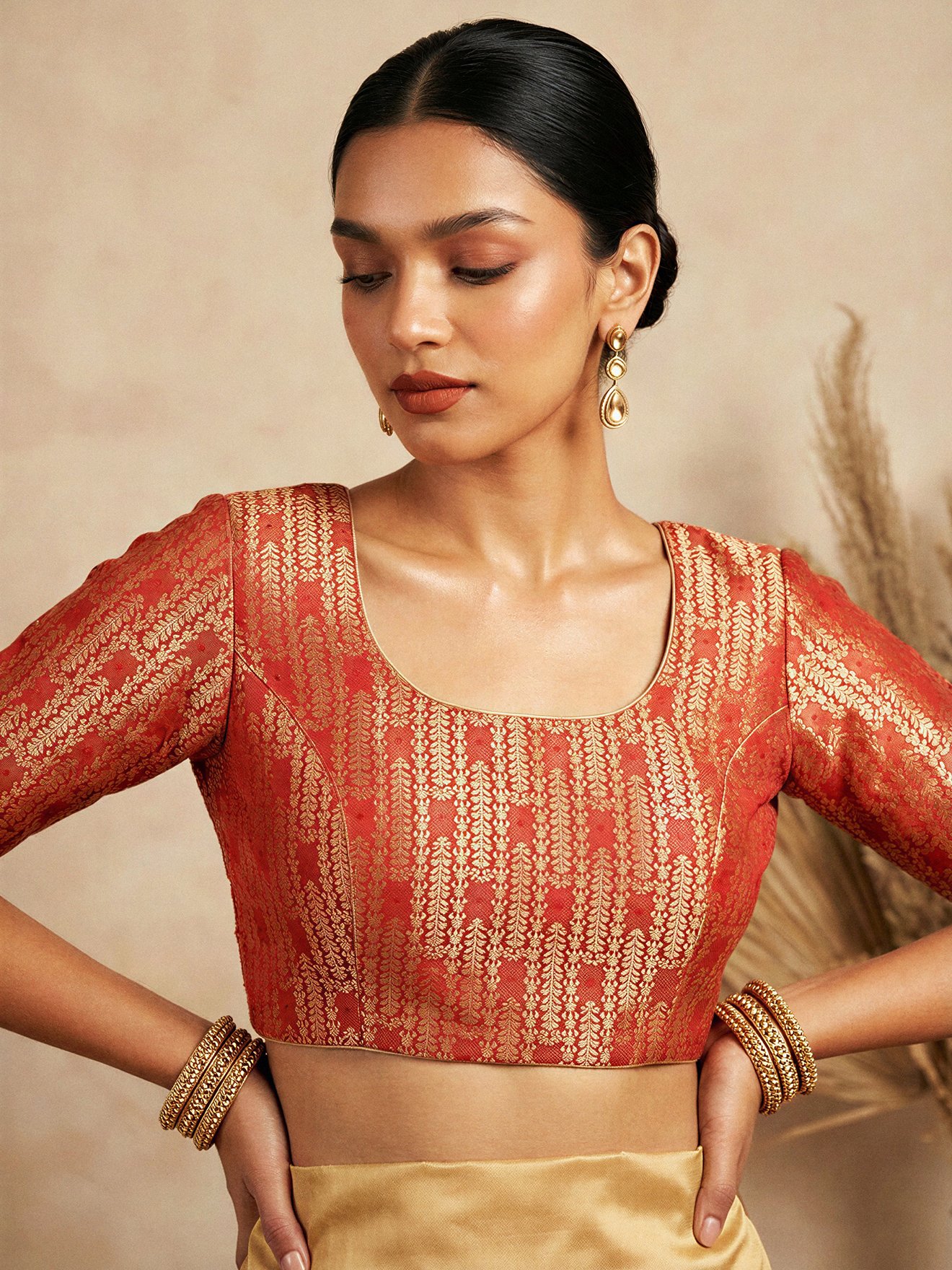 Aruna Brocade Blouse