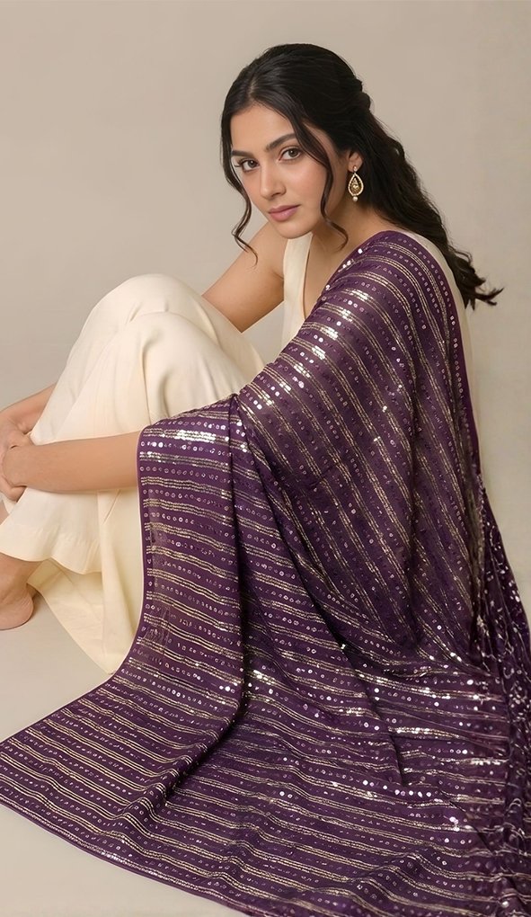 Iris Sequin Dupatta